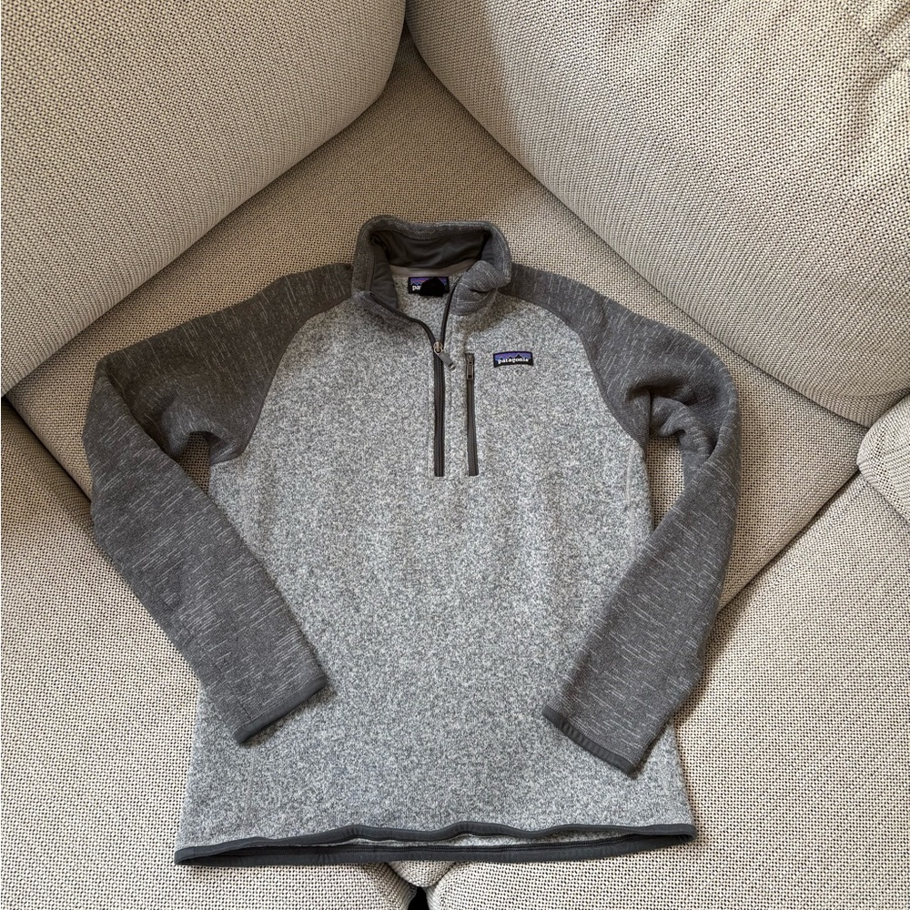 Patagonia Men’s Better Sweater - Gray Zip 1/4 Zip Fleece